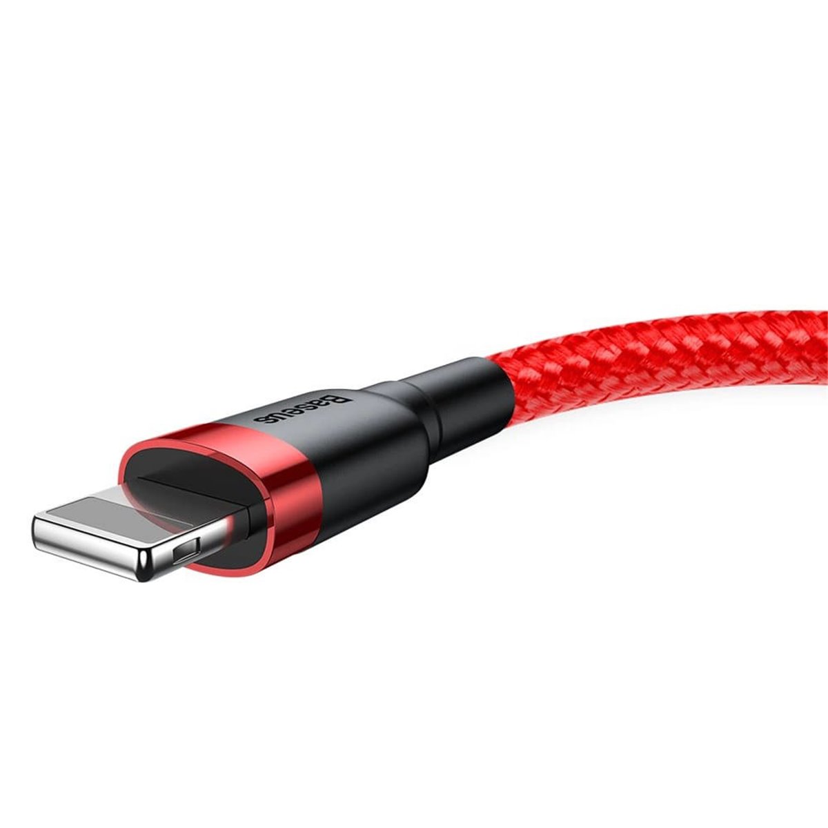 Baseus - Câble de données Cafule (CALKLF-A09) - USB vers Lightning, charge rapide, QC3.0, 2,4 A, 0,5 m - Rouge