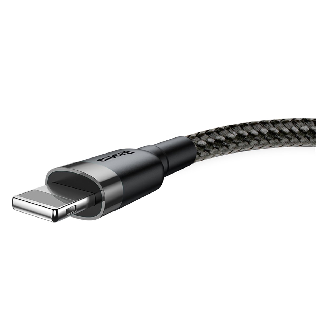 Baseus - Câble de données Cafule (CALKLF-CG1) - USB vers Lightning, 1,5 A, 2 m - Gris Noir