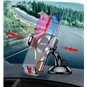 Baseus - Support voiture Osculum (SUYL-XP01) - Gravity Grip pour tableau de bord, pare-brise - Noir